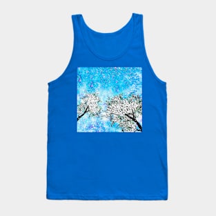 GALAXY TREES SPARKLE SPARKLE Tank Top